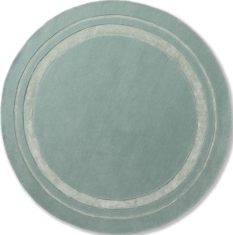 Redbrook-duck egg rond tapijt | Maat: Ø 150 cm