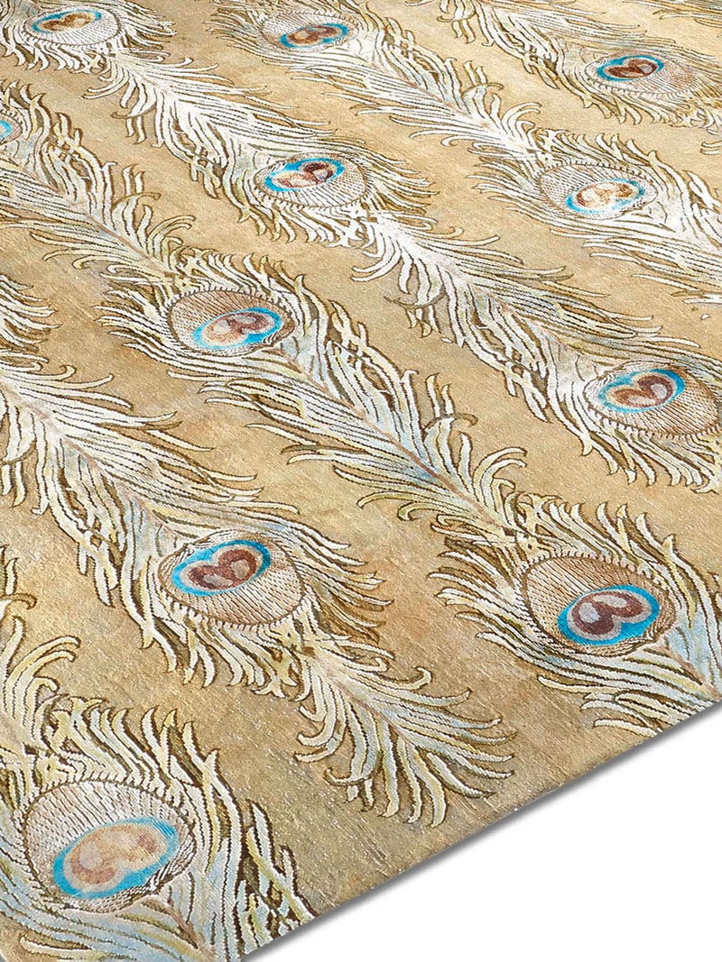Feathers Lane handgemaakte luxe vloerkleed