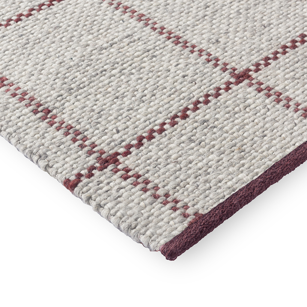 Craft matter check as/st r vloerkleed | Maat: 200 × 280 cm