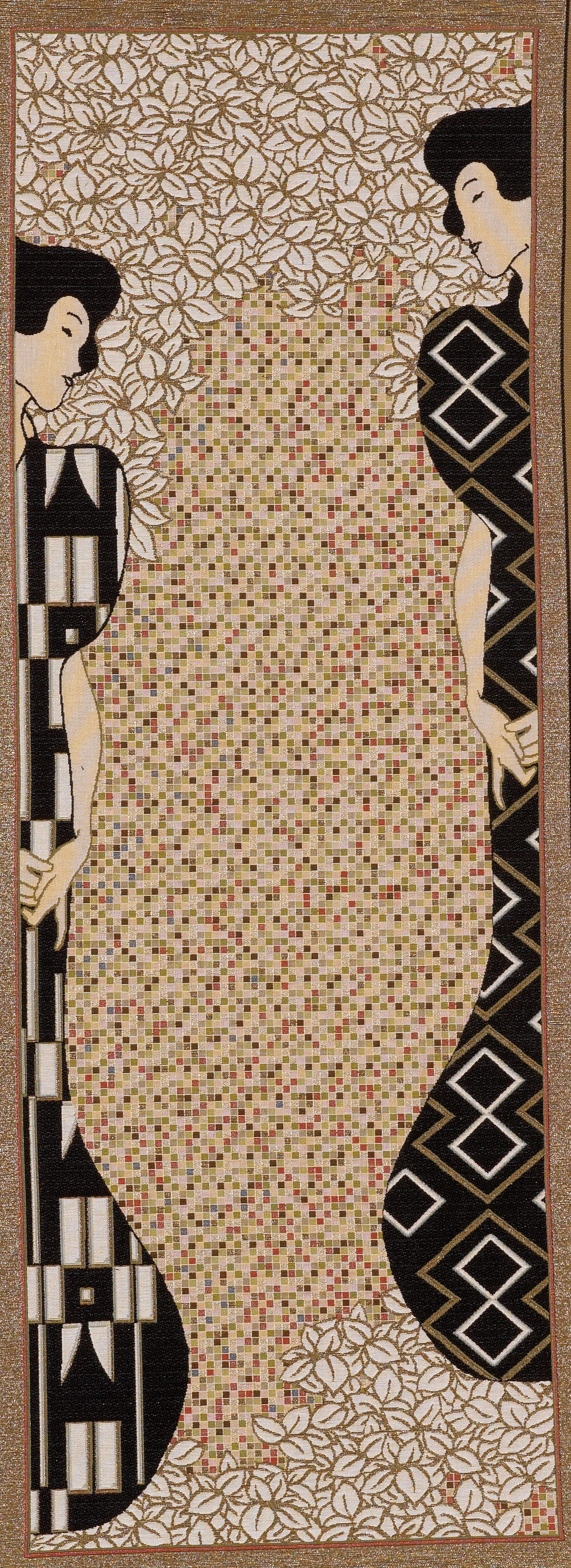 Lady van Klimt wandtapijt