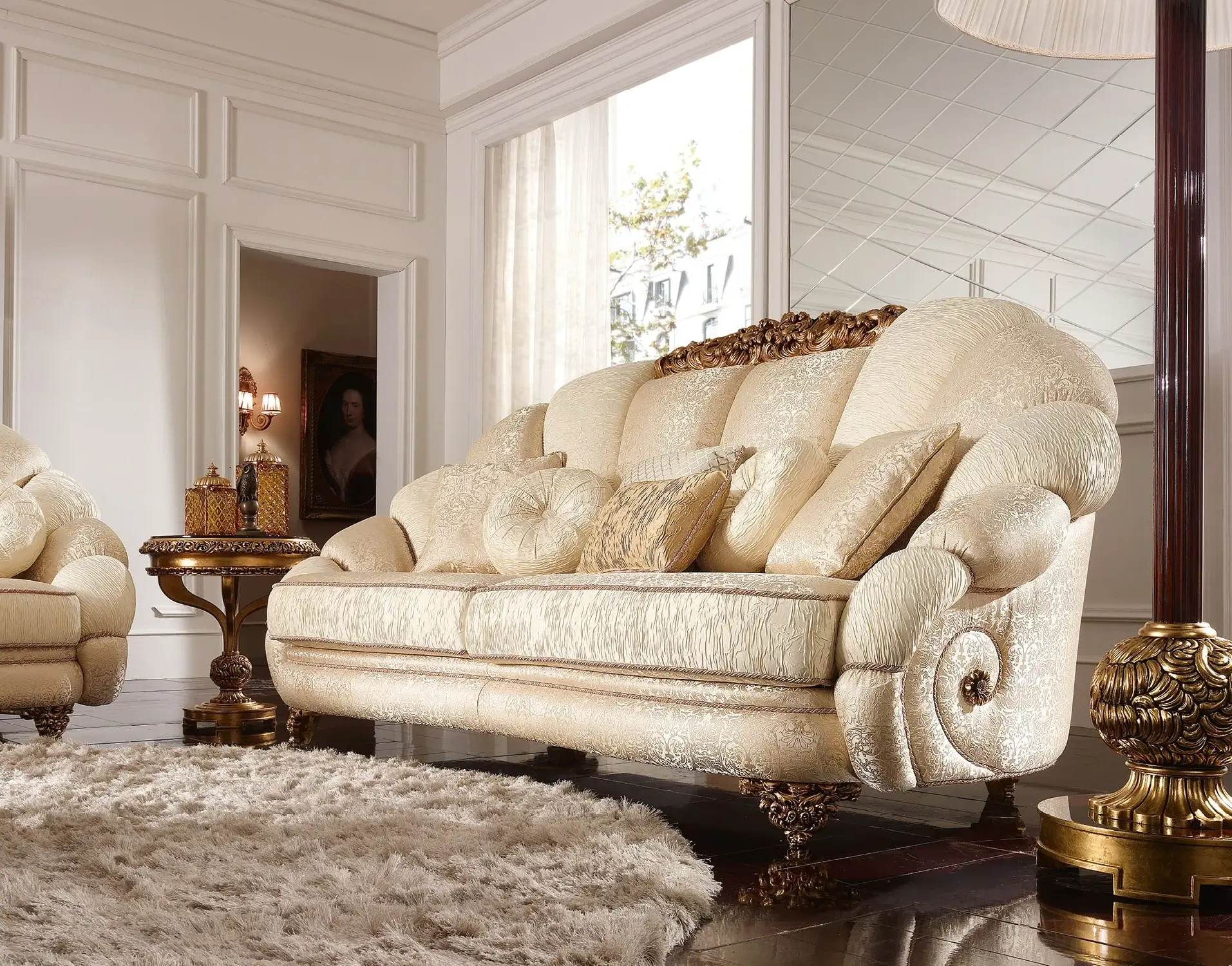 Royal Italiaanse stoffen bank | Configuratie: 2-zits