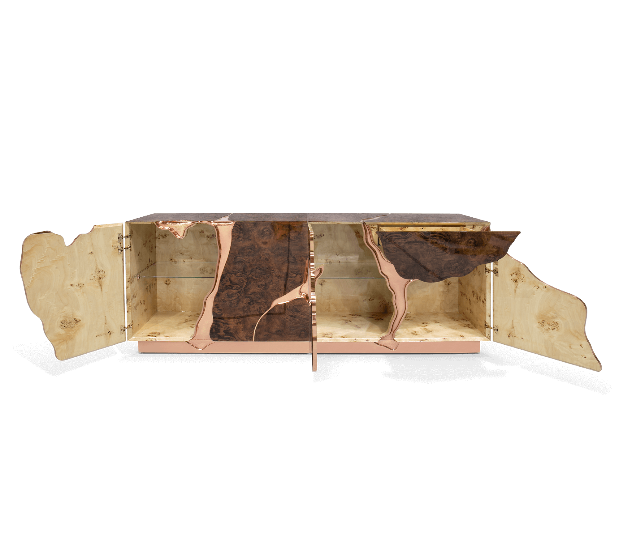Fissure rosé gouden dressoir