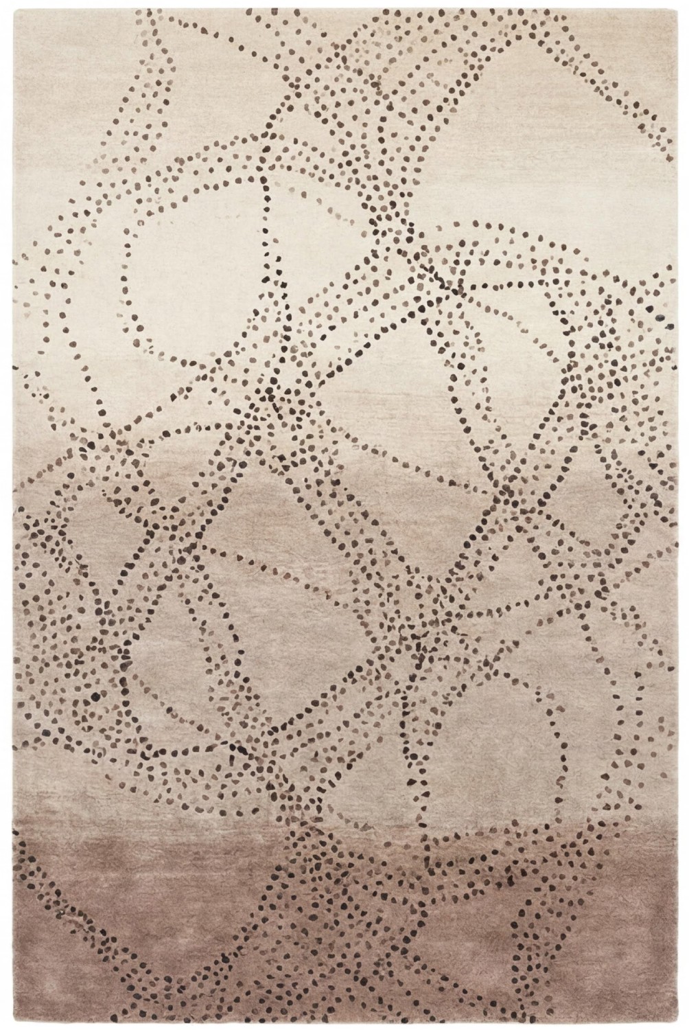 Pale Network design vloerkleed | Maat: 300 × 400 cm