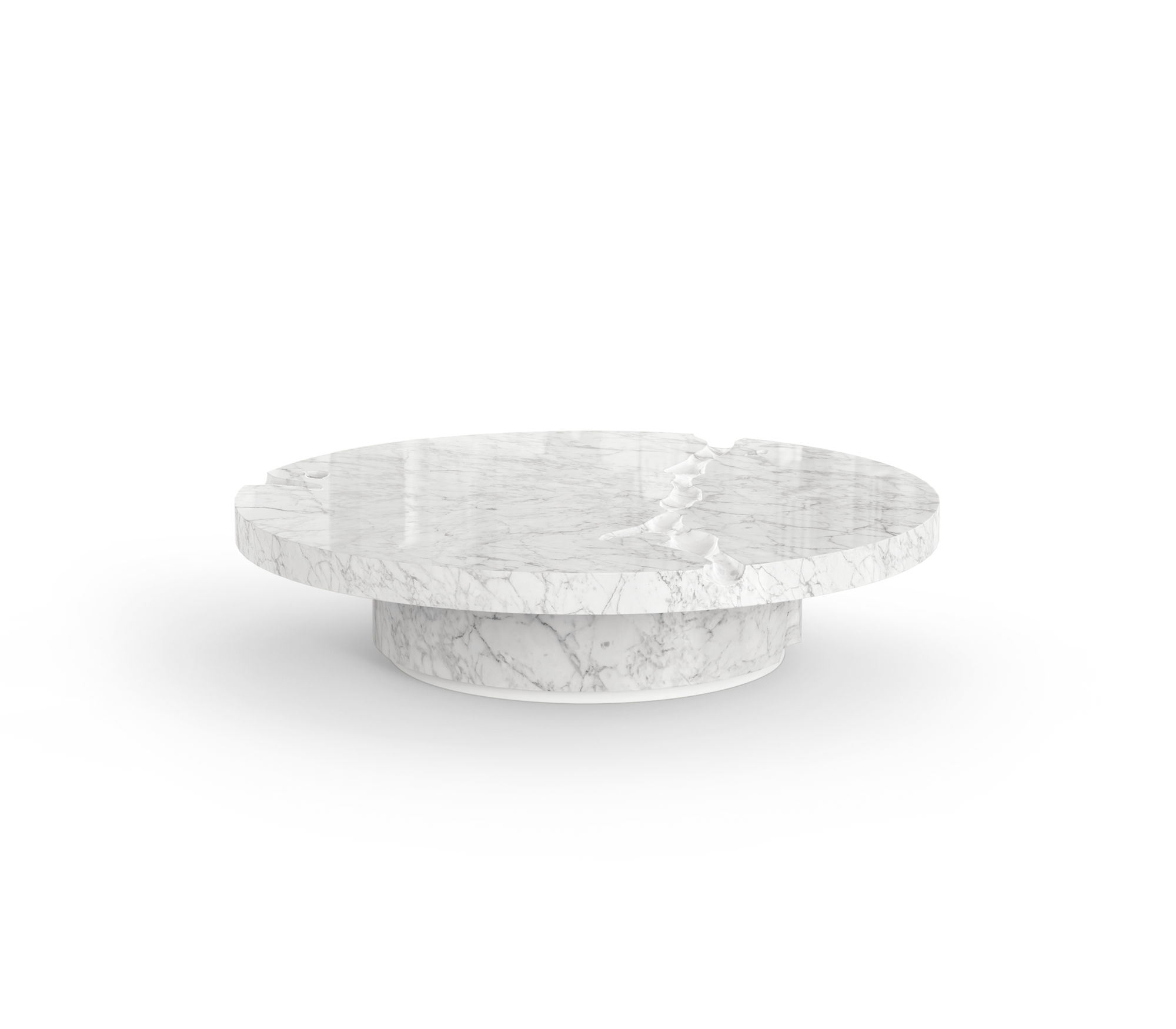 Dominion Carrara marmer 3-delige salontafelset