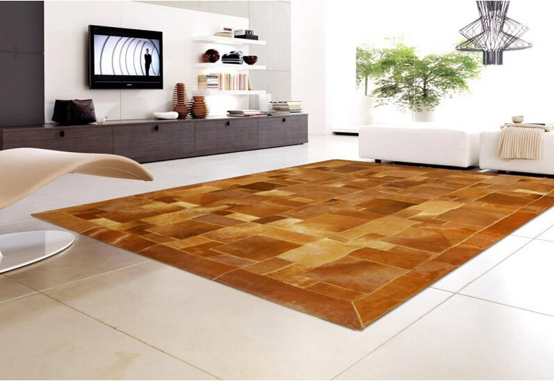 Puzzle col.3 koeienhuid tapijt | Maat: 220 × 260 cm