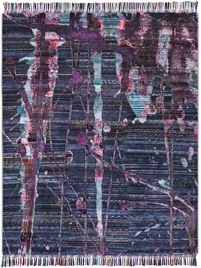 Eco handgemaakte luxe tapijt | Maat: 122 × 183 cm