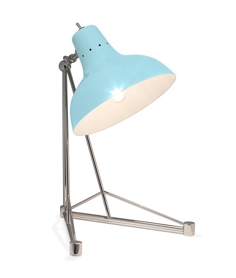 Celestia blauwe bureaulamp