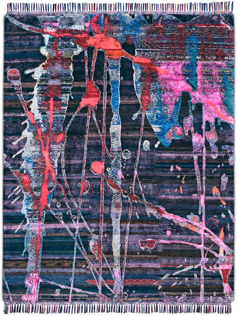 Eco handgemaakte luxe tapijt | Maat: 122 × 183 cm