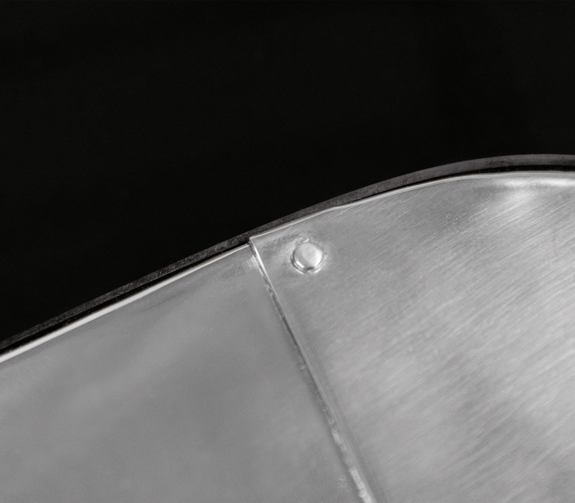 Crest gepolijst roestvrijstaal salontafelset