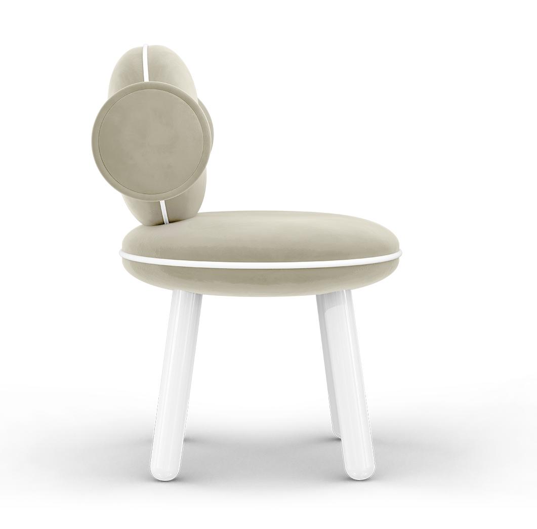 Lollipop crème poefstoel