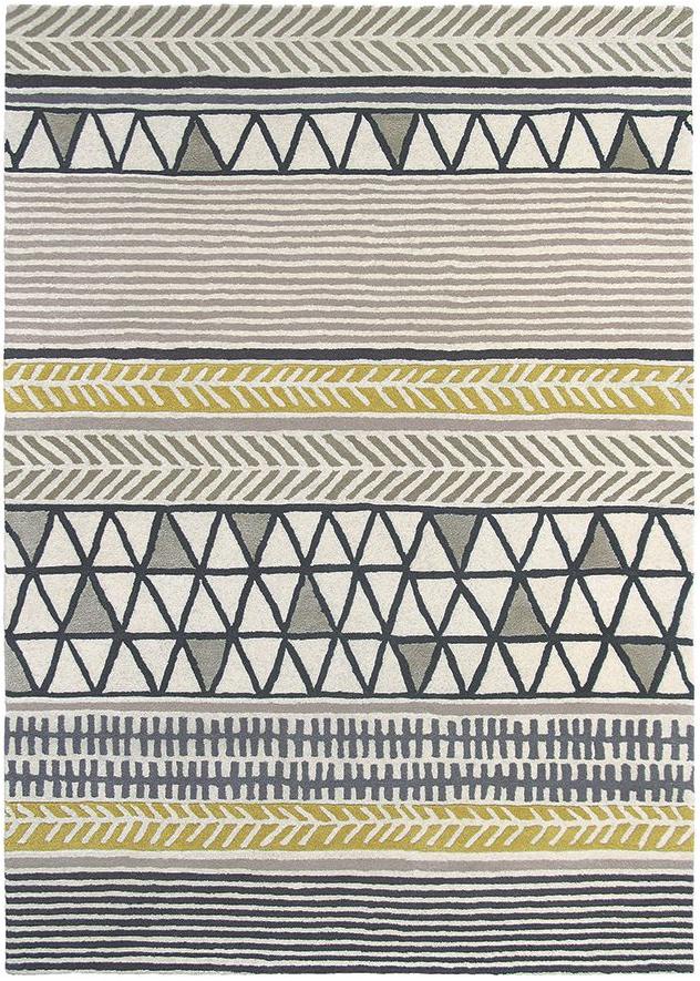 Living raita taupe tapijt | Maat: 200 × 280 cm