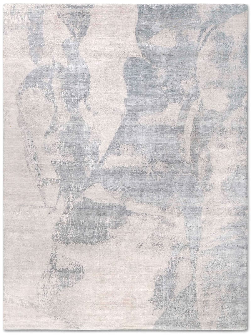 Grijs / beige handgeknoopt tapijt | Maat: 365 × 457 cm