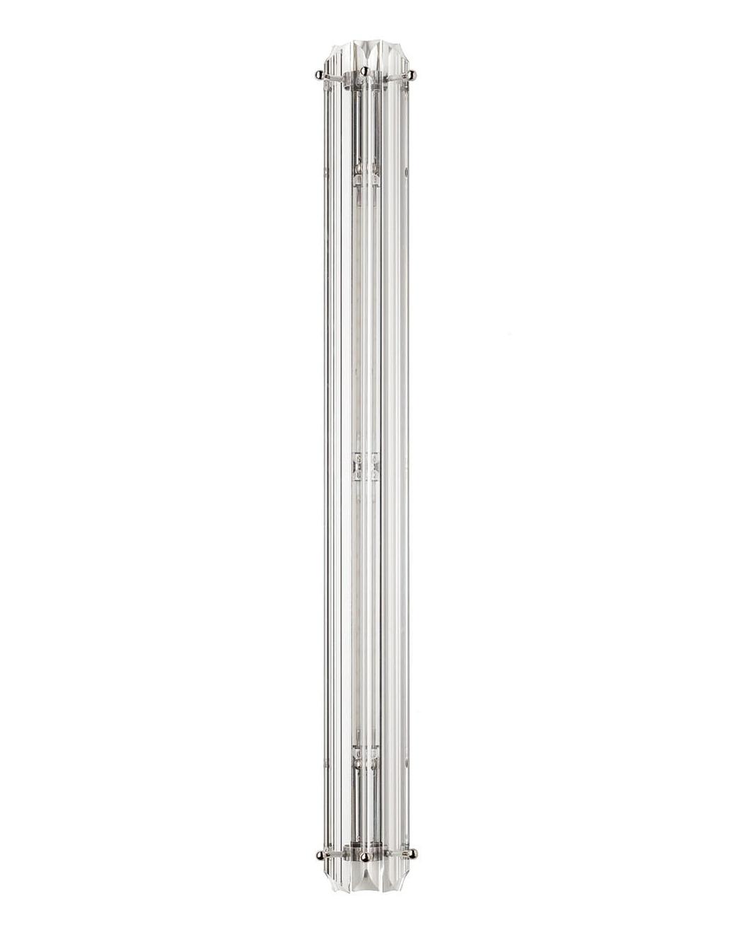 Minimalistische Wandlamp met Triedro Glazen Elementen