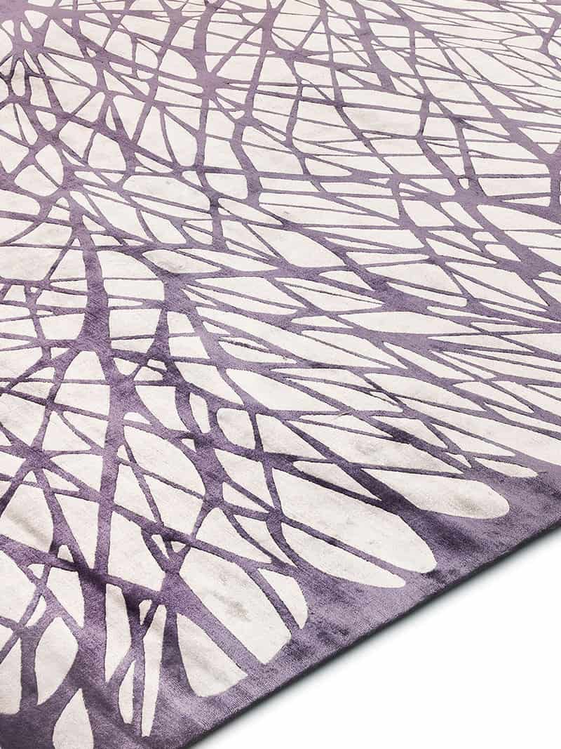Dresden Light Lilac handgeknoopt tapijt | Maat: 140 × 210 cm