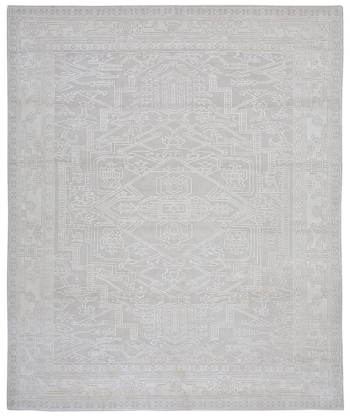 Heriz lichtgrijs tapijt | Maat: 200 × 300 cm