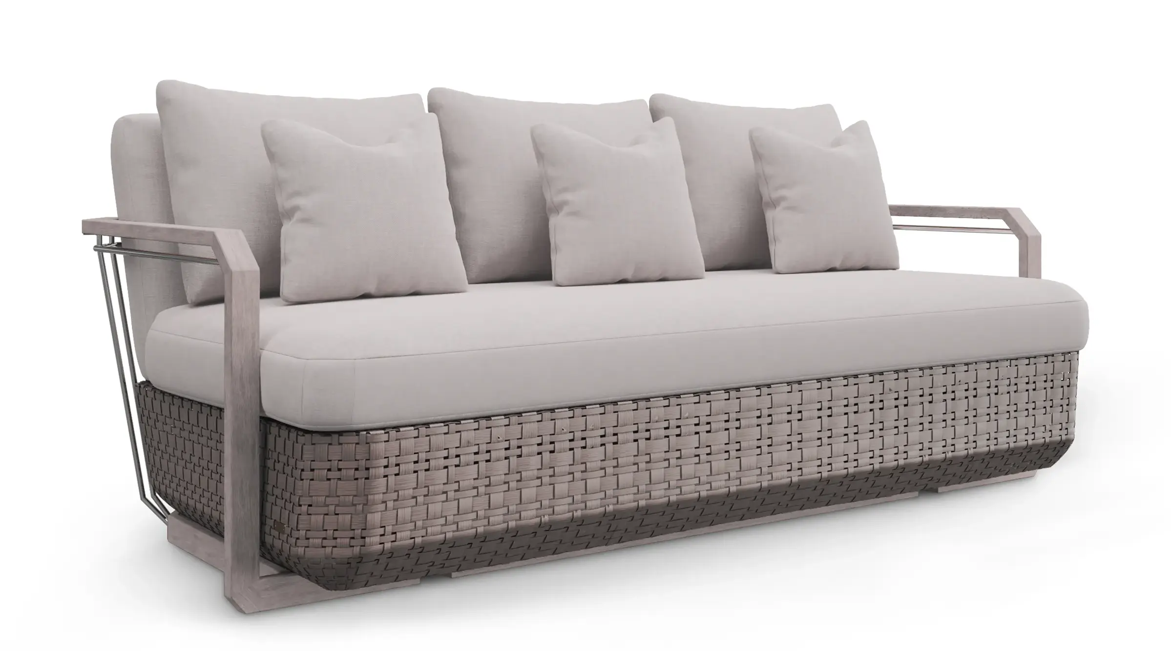 Heritage houten tuinsofa