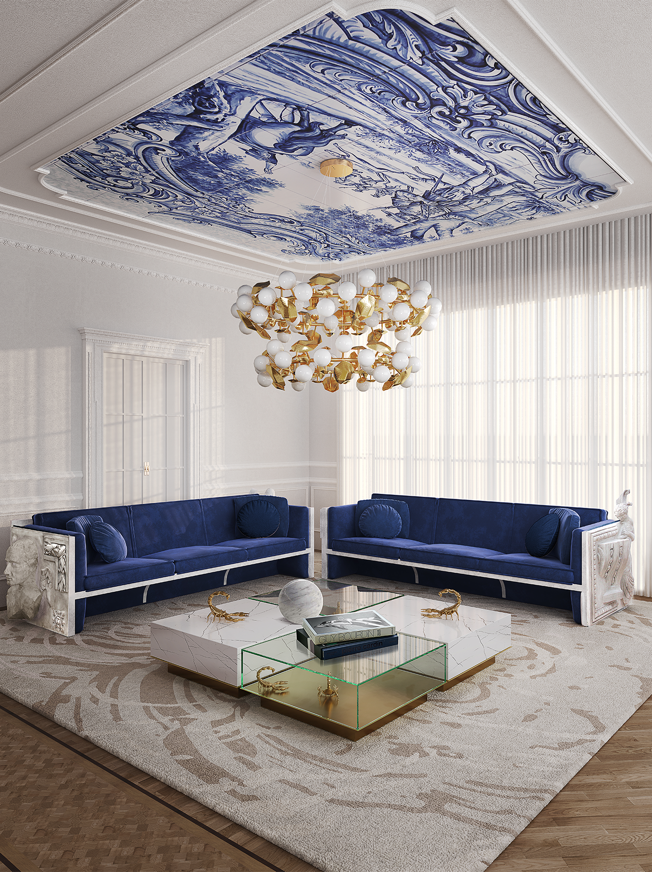 Evolution center dubbele tafelset