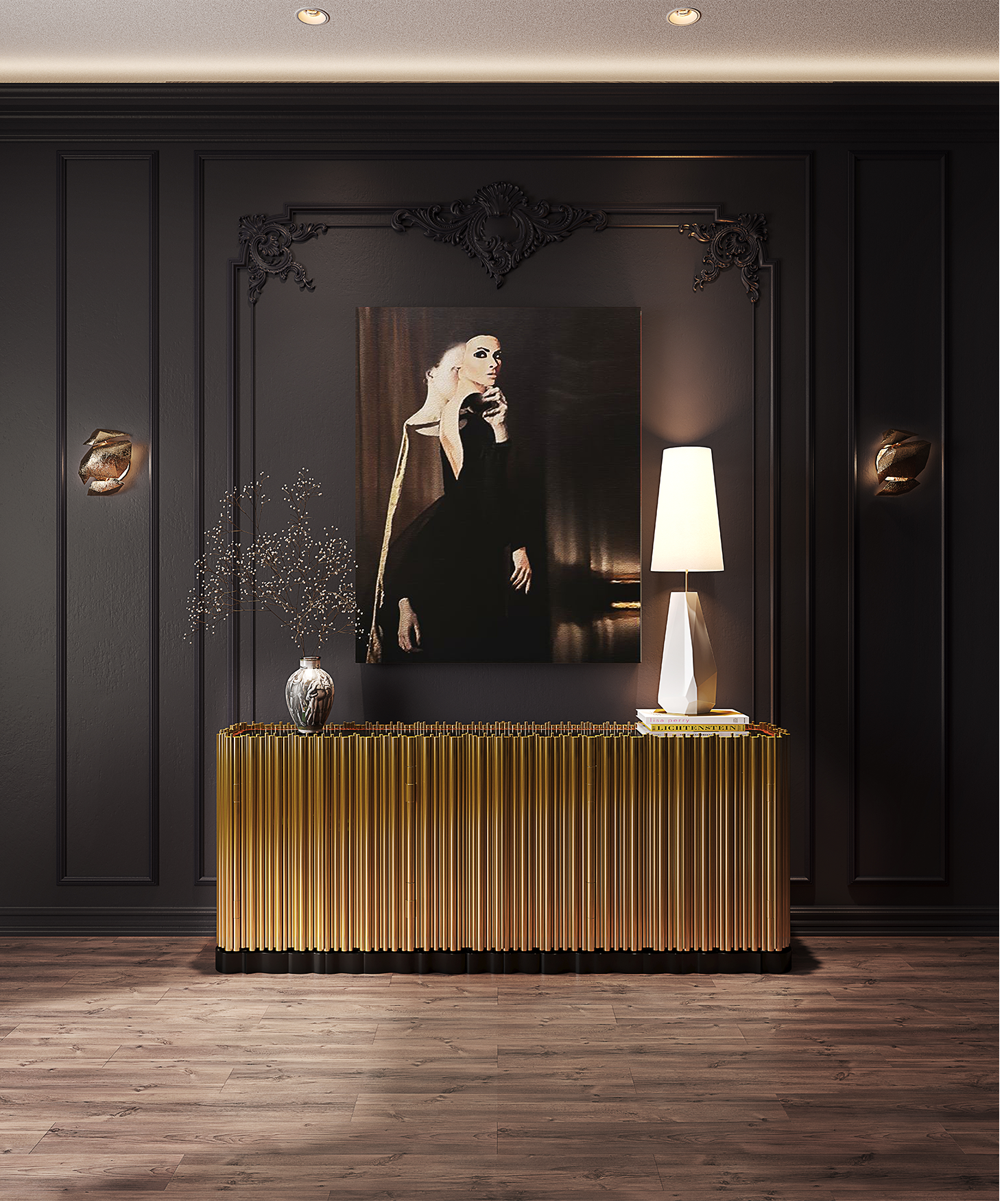 Harmony goud premium dressoir