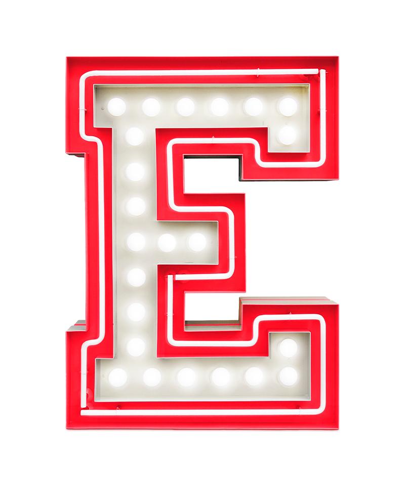 Enchanting Letter E lamp