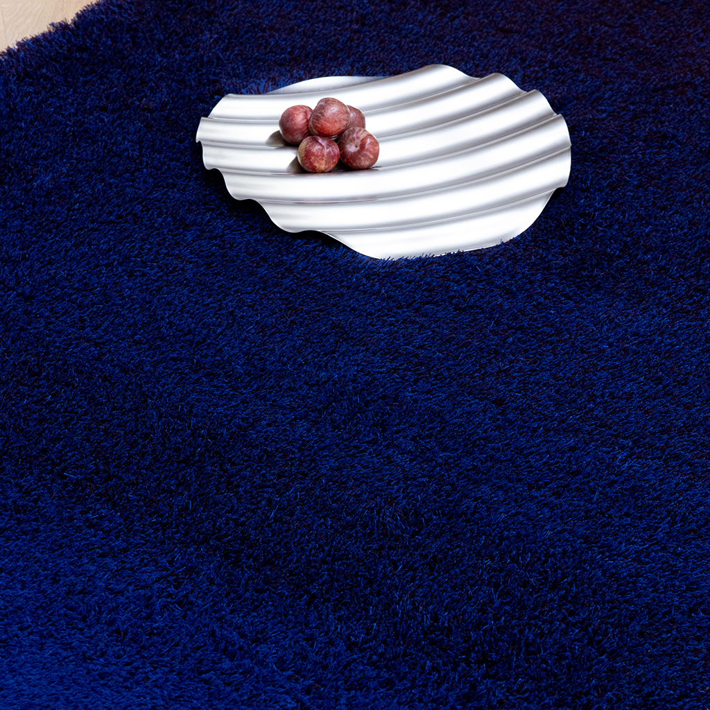 Shade high electric blue/aubergine tapijt | Maat: 200 × 300 cm