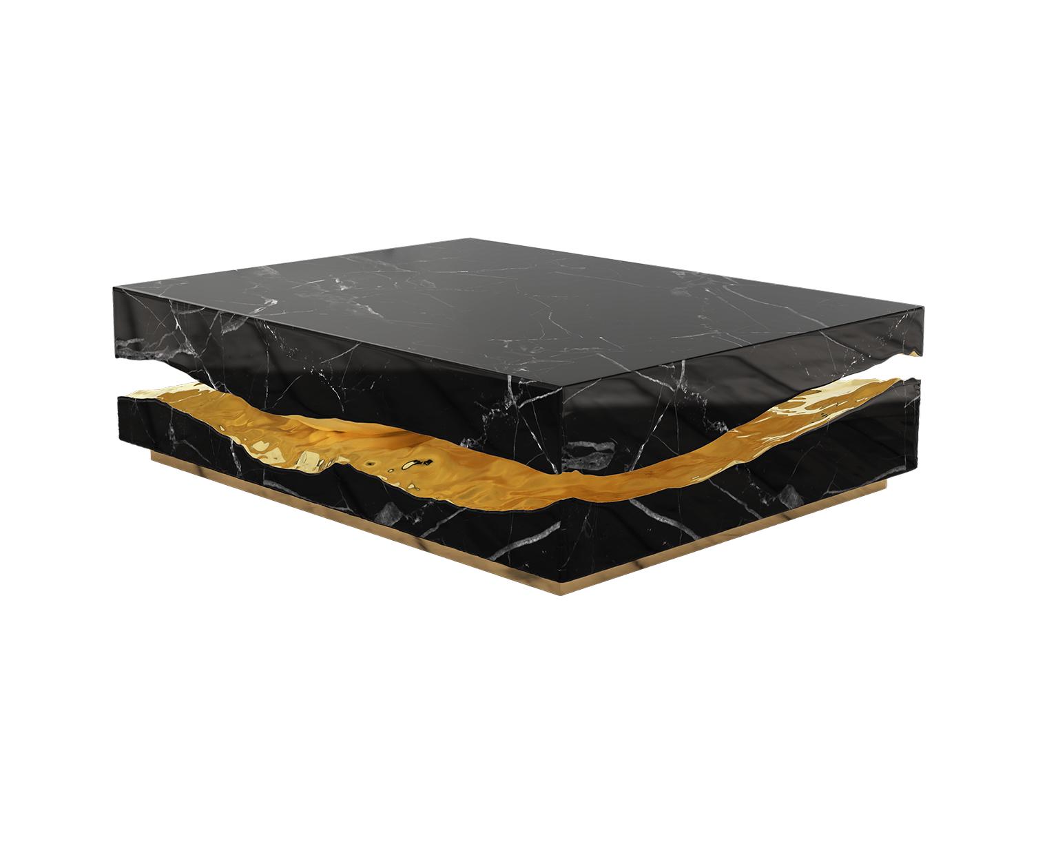 Boulder Nero stenen tafel