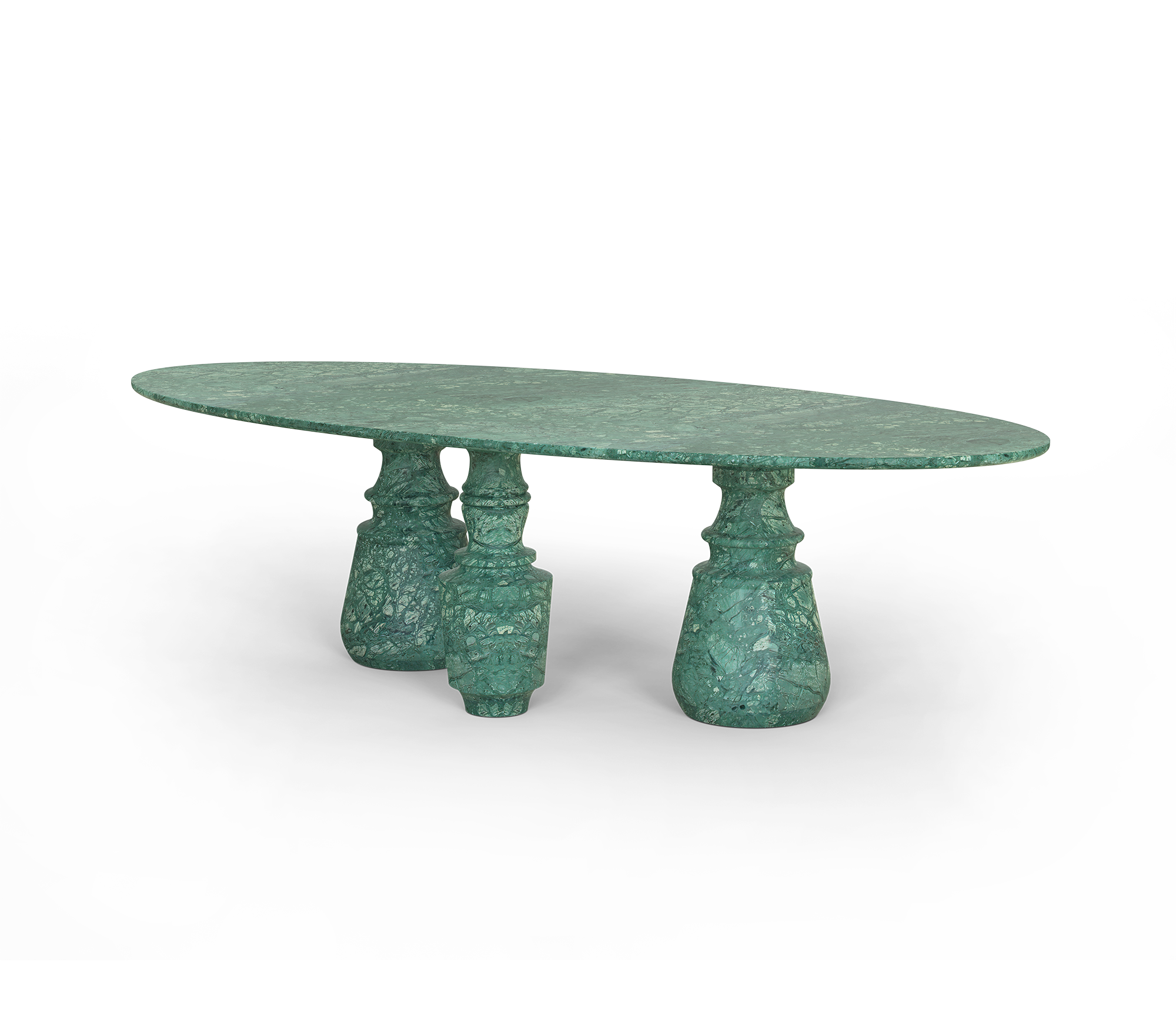 Obsidian ovale XL Guatemala eettafel