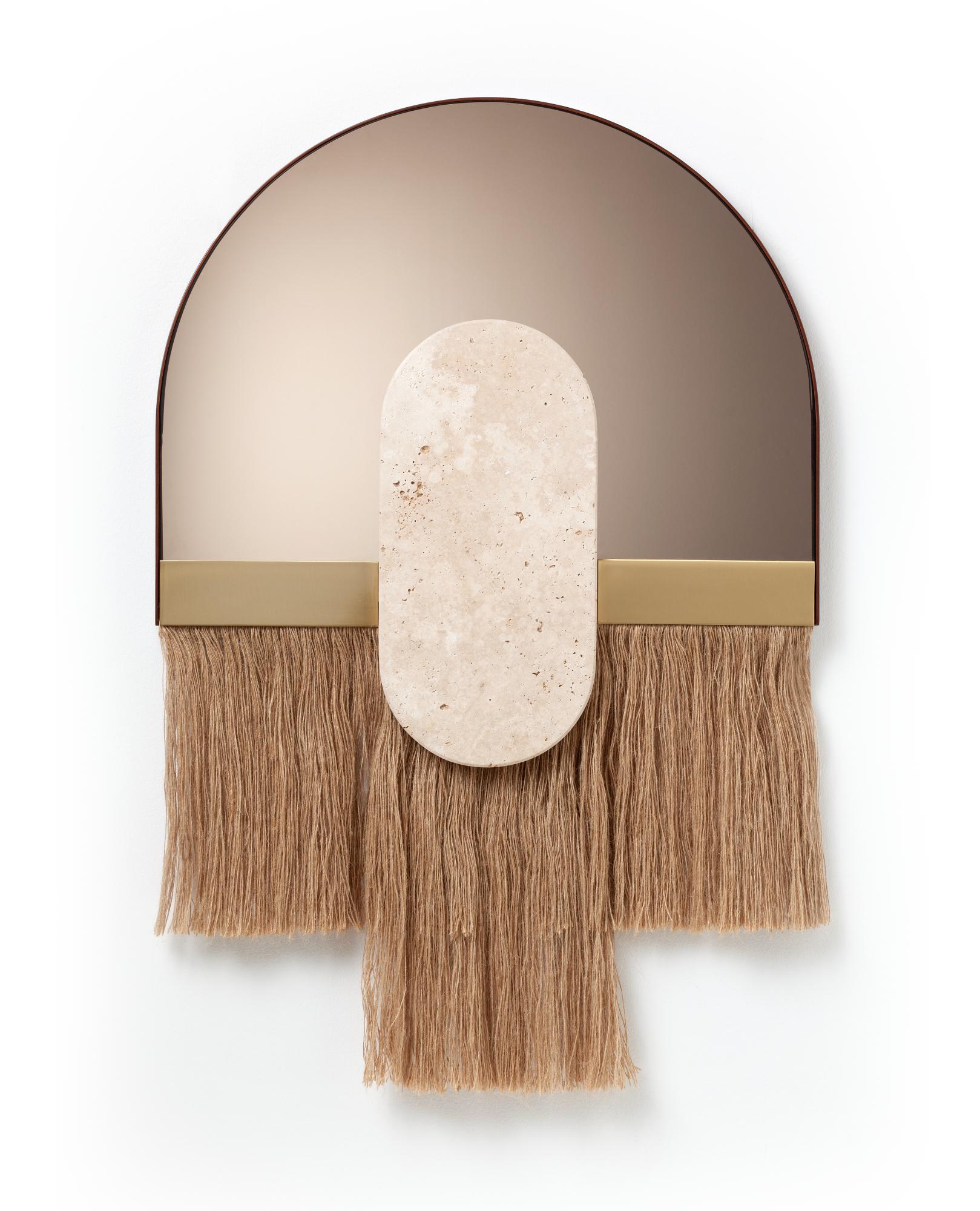 Souk Ecru Shell decoratieve wandspiegel