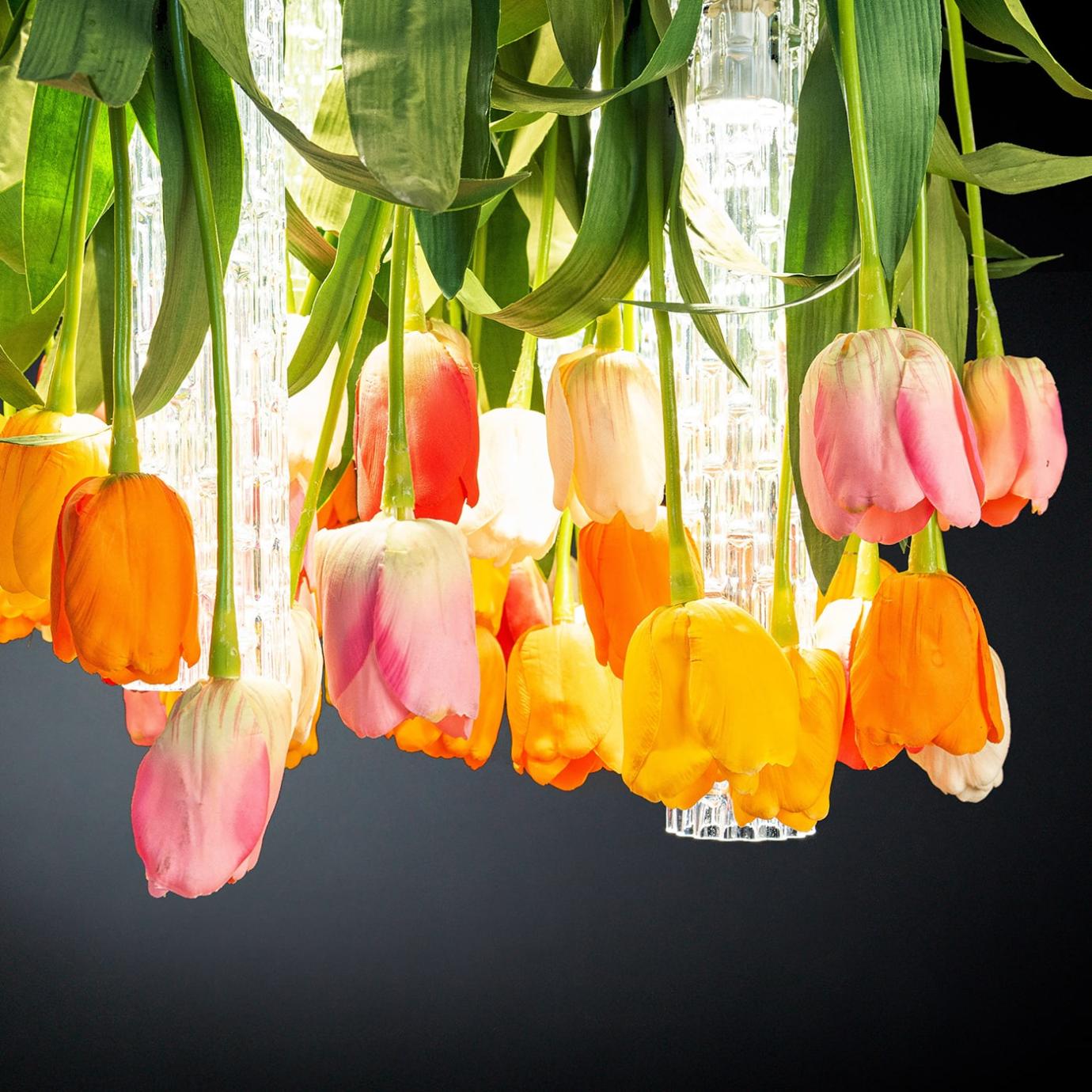 Tulip ronde kroonluchter