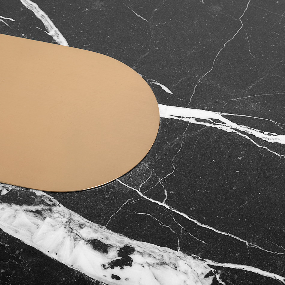 Forge ovale eettafel