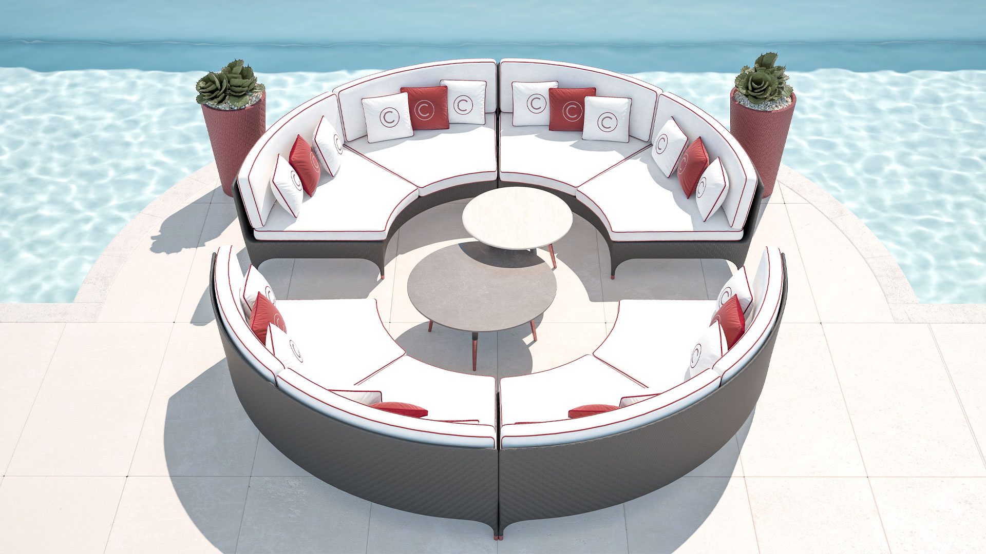 Modulaire tuinsofa