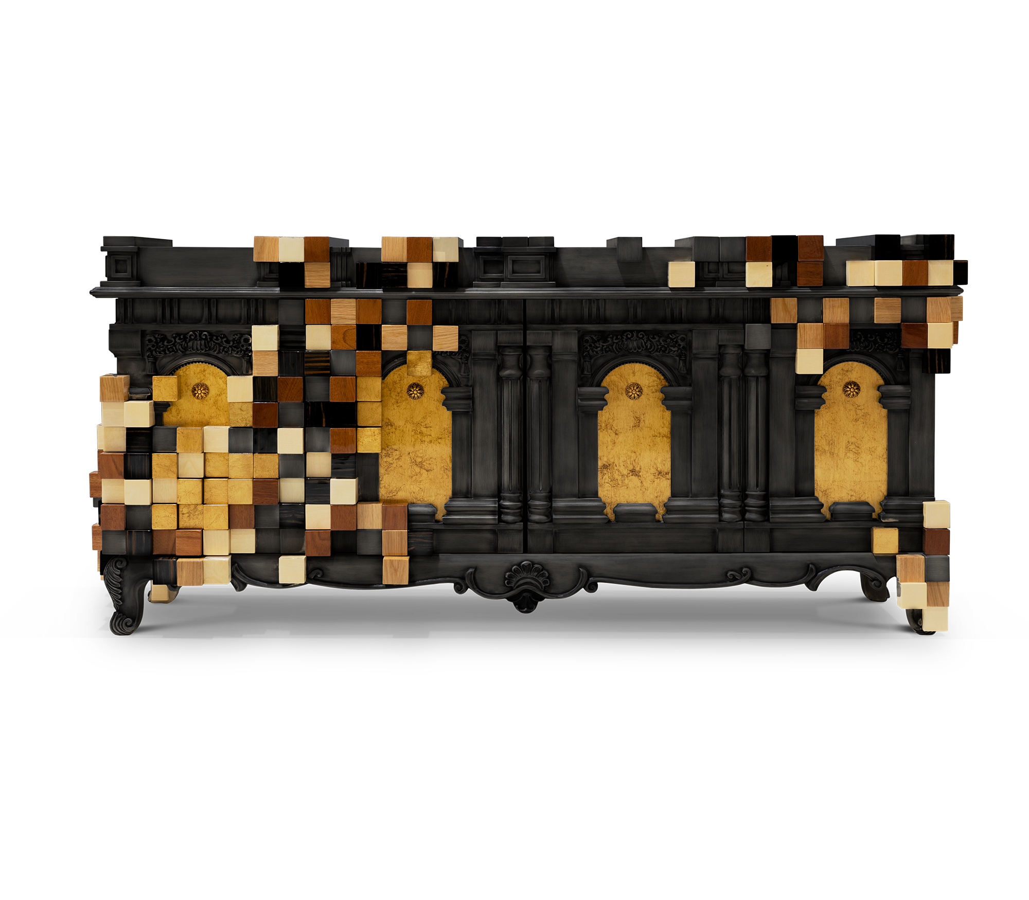 Trafalgar zwart dressoir