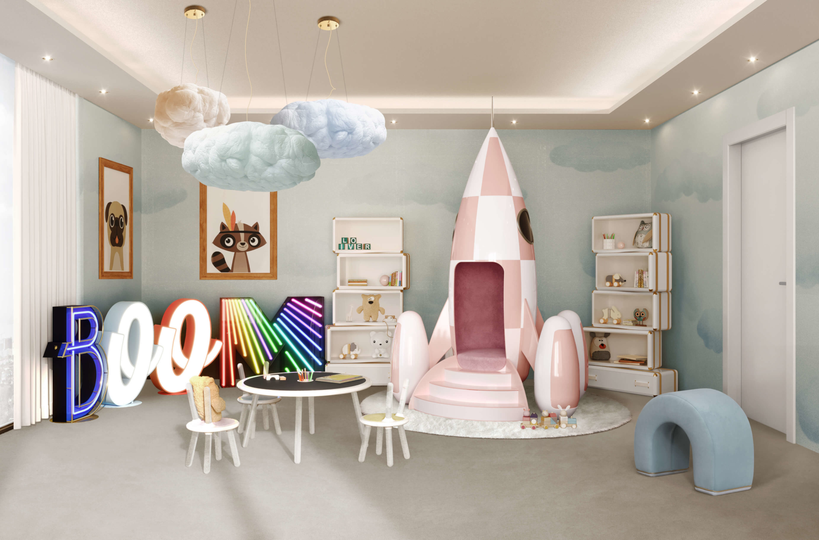 Magical Letter M lamp