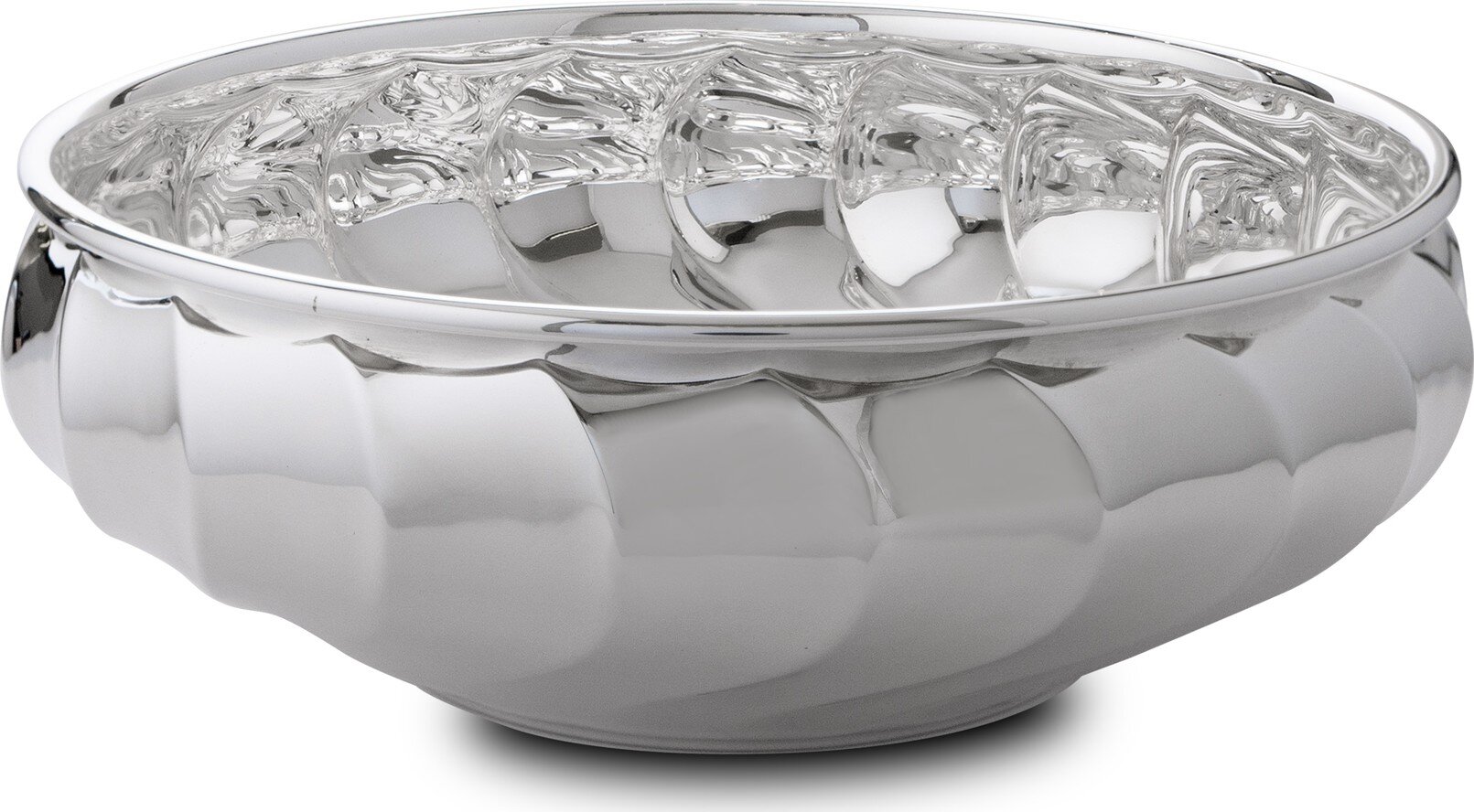 Gedraaide Verzilverde Schaal