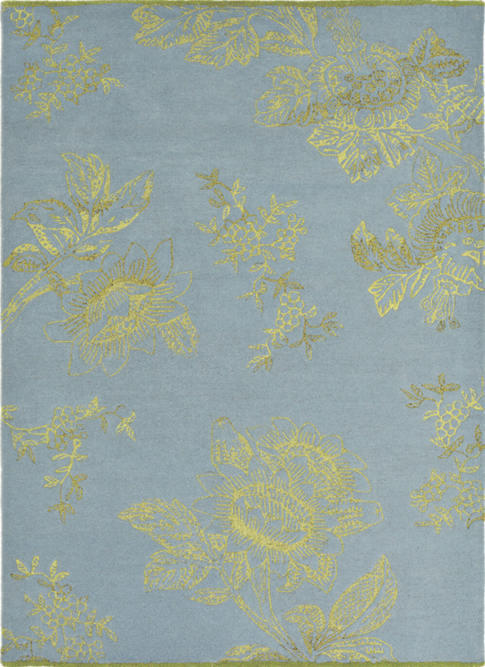 Tonquin blauw tapijt | Maat: 120 × 180 cm