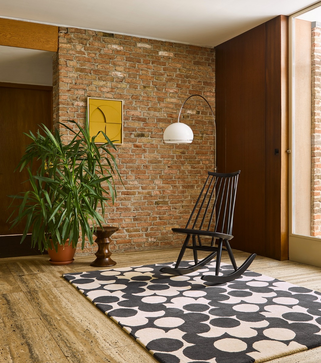 Puzzle flower slate tapijt | Maat: 160 × 230 cm