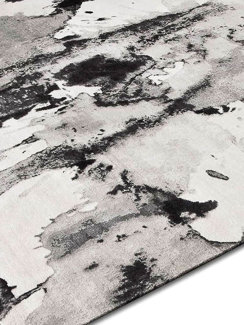 Zwart & wit luxe tapijt | Maat: 300 × 400 cm