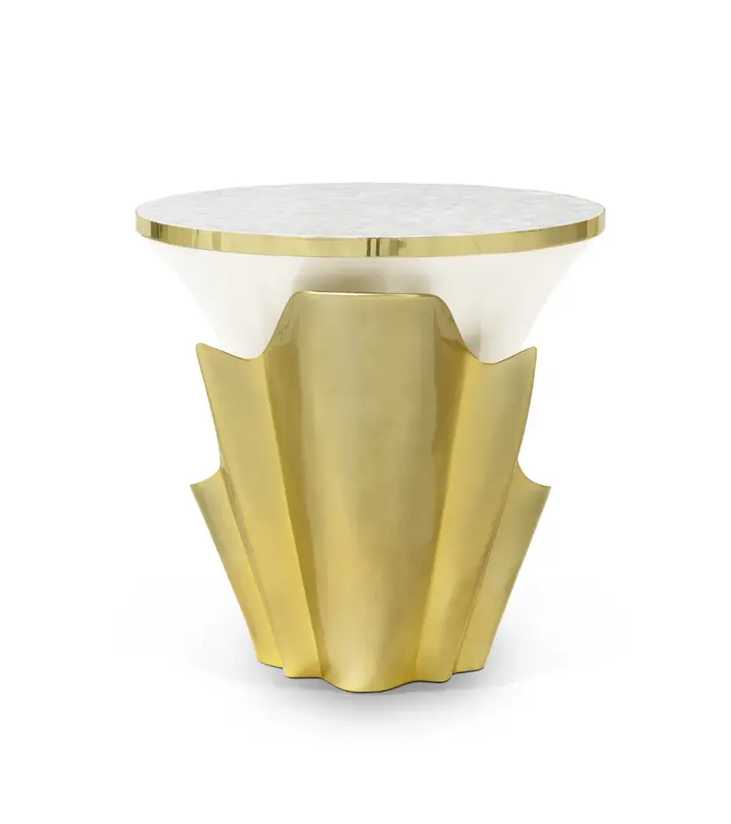 Solstice parelmoer bijzettafel