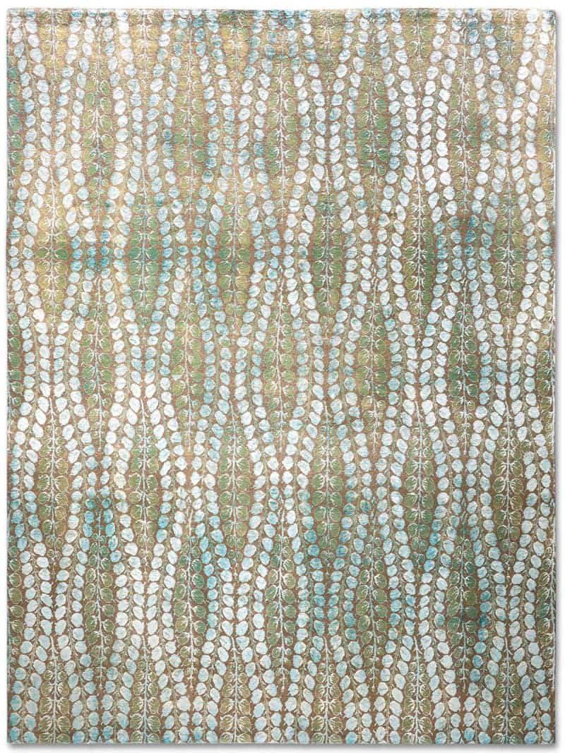 Electric Blue handgeweven tapijt | Maat: 250 × 300 cm