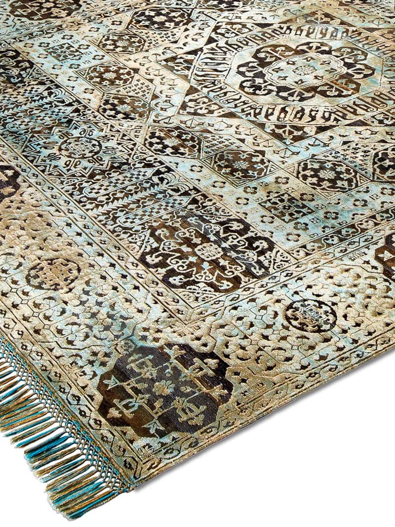 Green Mix luxe vloerkleed