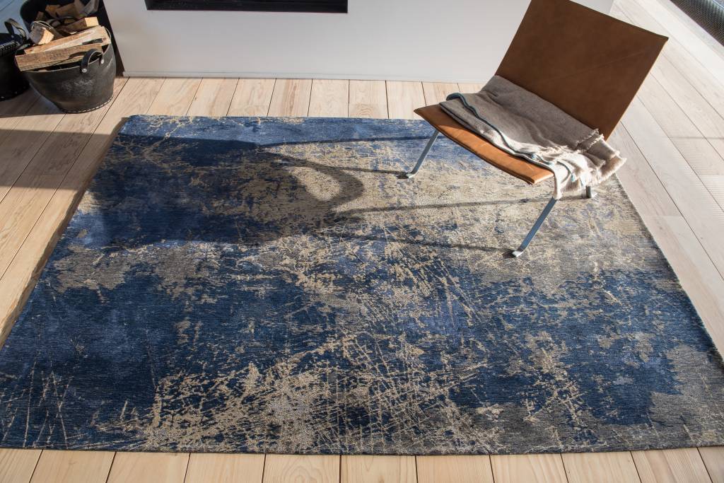 Abyss Blue tapijt | Maat: 240 × 340 cm