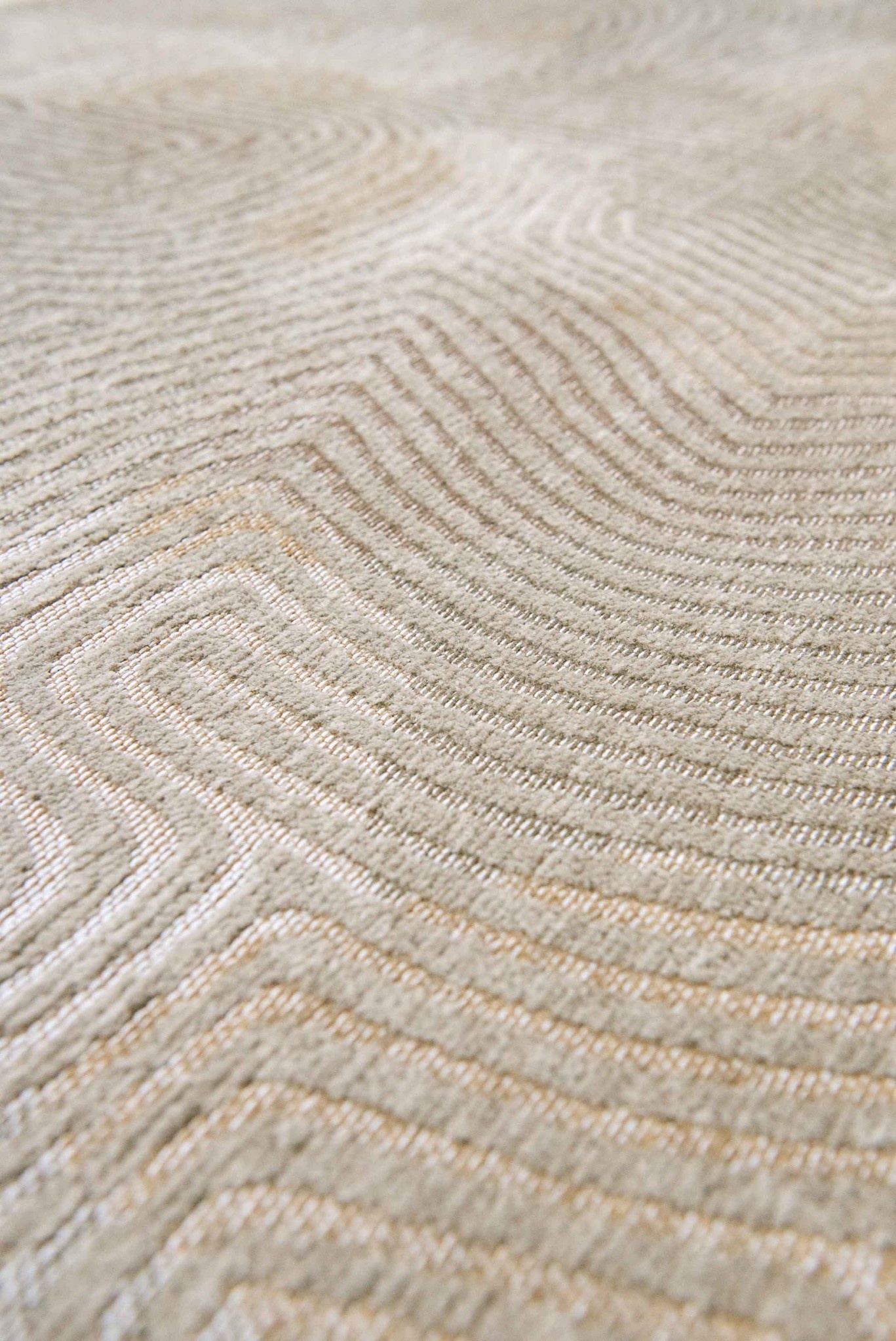 Shell Beige rond tapijt | Maat: Ø 240 cm