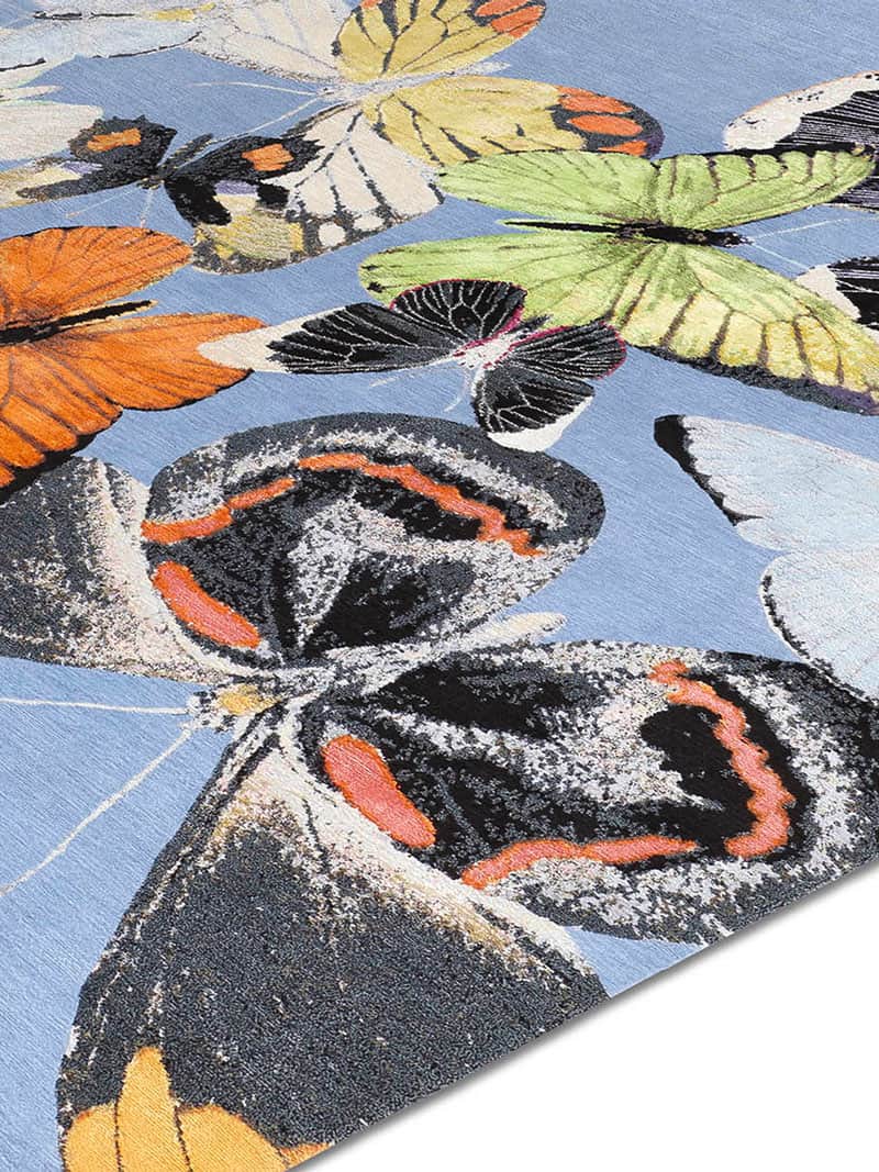 Butterfly handgeweven vloerkleed