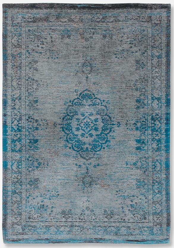 Vintage Style Grey Turquoise tapijt | Maat: 200 × 280 cm