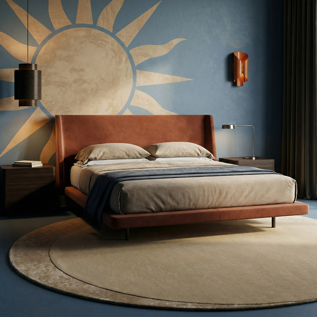 Luna rond vloerkleed