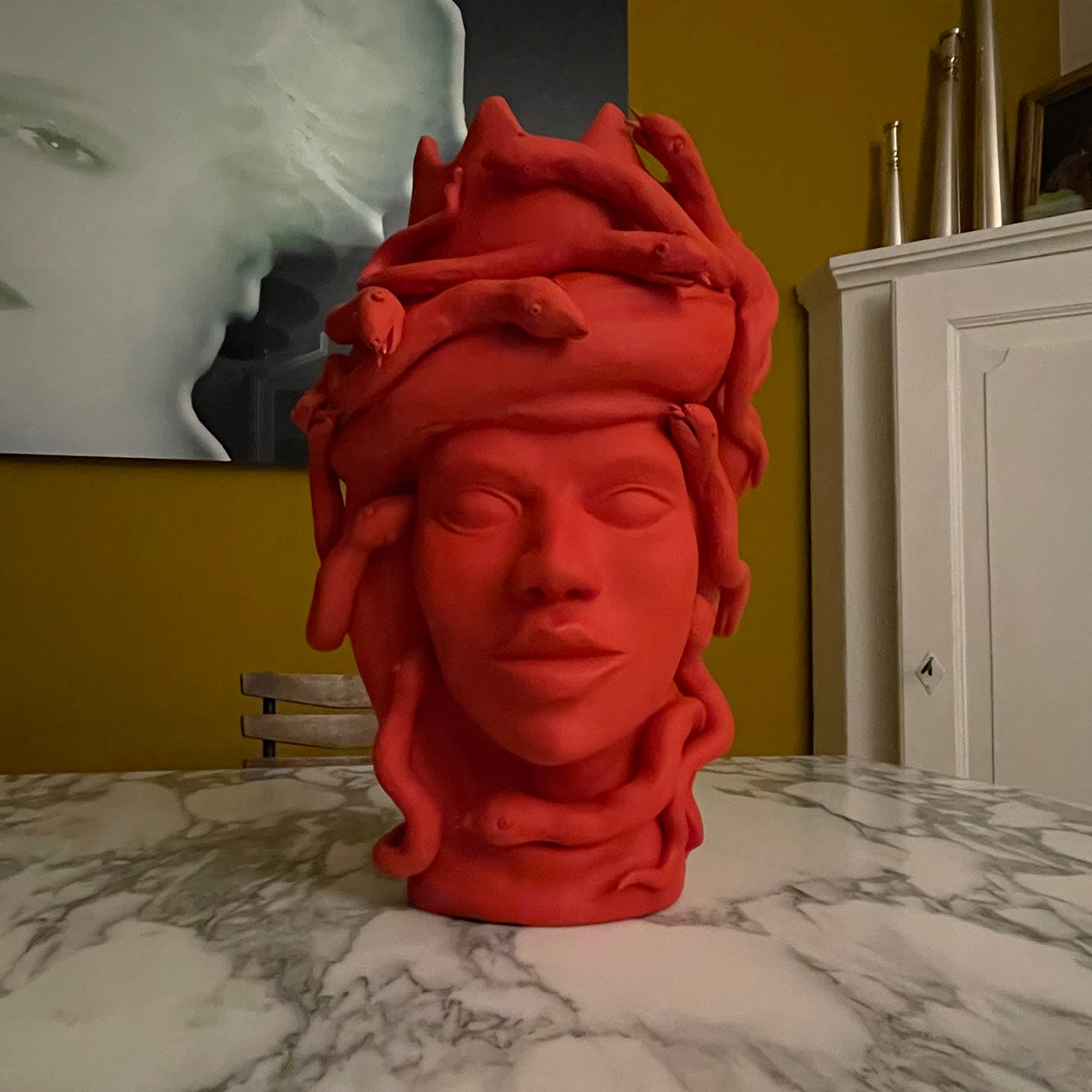 Moor's Head rode sculptuur