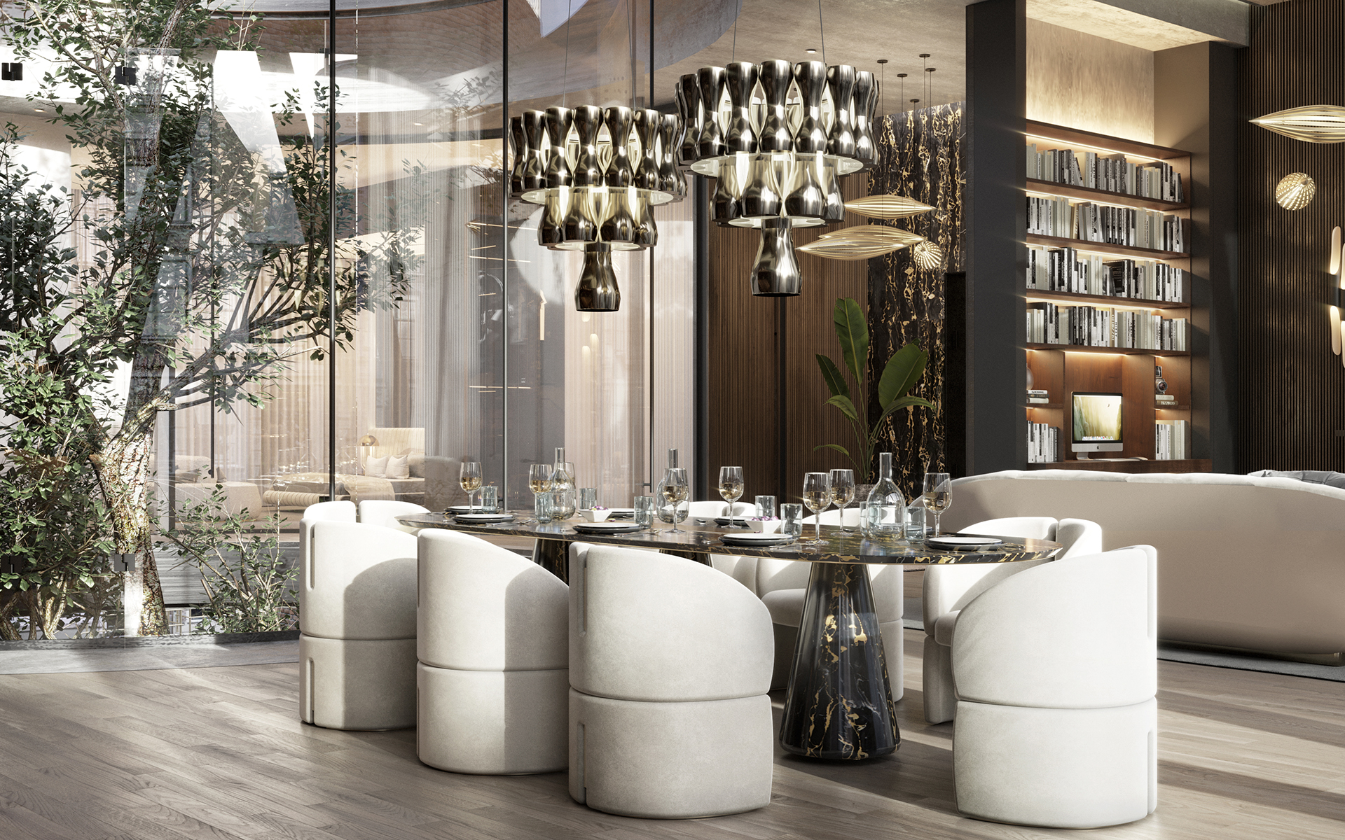 Crown kroonluchter hanglamp - 4