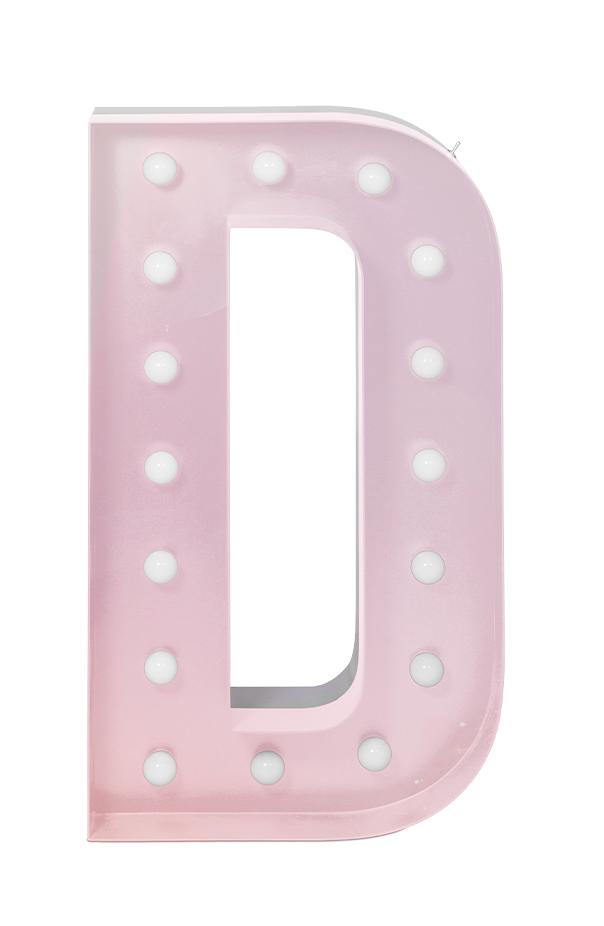 Divine Letter D lamp