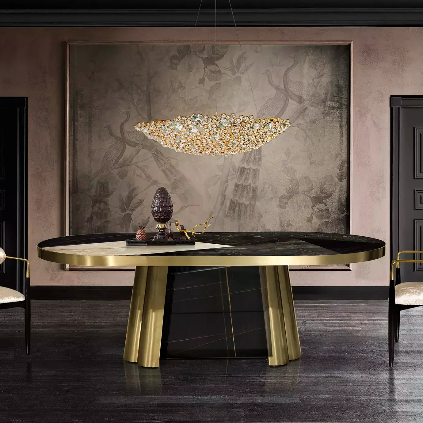 Eternelle halve maan kroonluchter