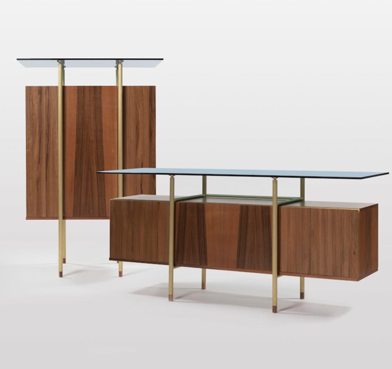 Minimalistische houten kast