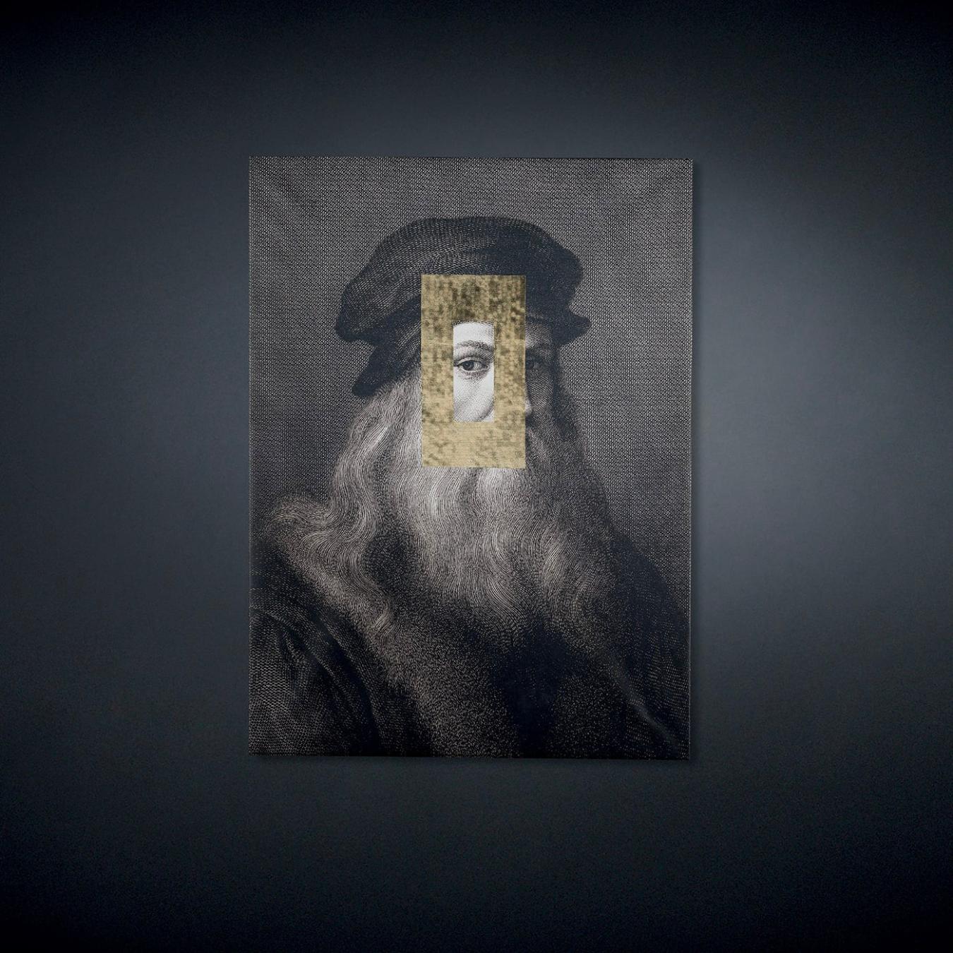 Leonardo Portrait wandpaneel